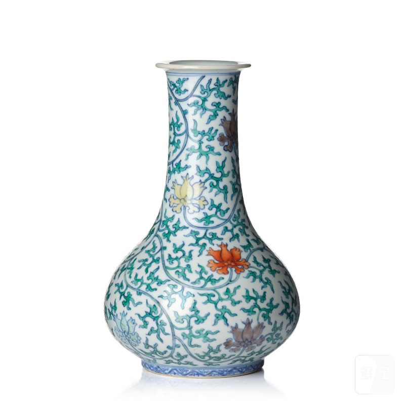 A Ming-style doucai vase,